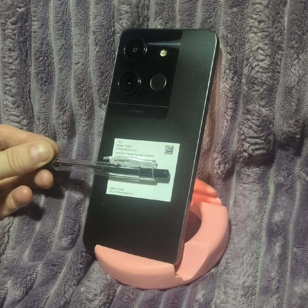 TCL Smartphone with Dual Cameras in Gray